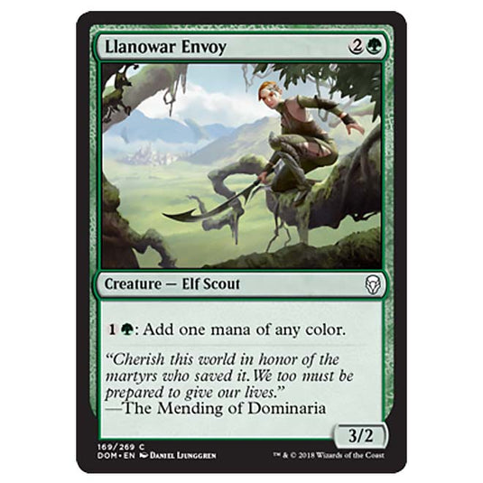 Magic The Gathering - Dominaria - Llanowar Envoy - 169/269