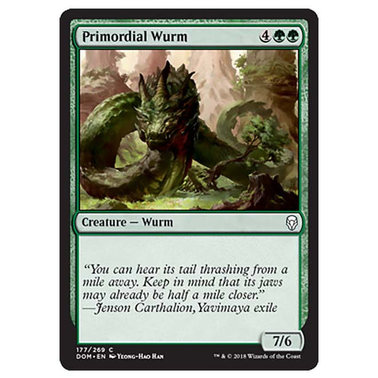 Magic The Gathering - Dominaria - Primordial Wurm - 177/269