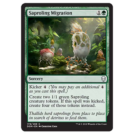 Magic The Gathering - Dominaria - Saproling Migration - 178/269