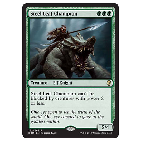 Magic The Gathering - Dominaria - Steel Leaf Champion - 182/269