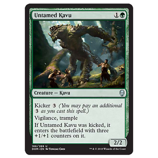 Magic The Gathering - Dominaria - Untamed Kavu - 186/269