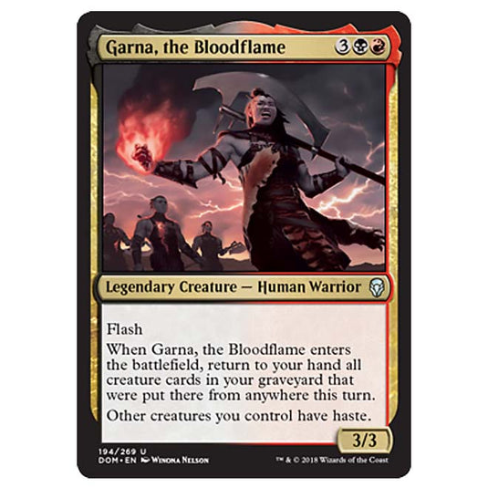 Magic The Gathering - Dominaria - Garna, the Bloodflame - 194/269