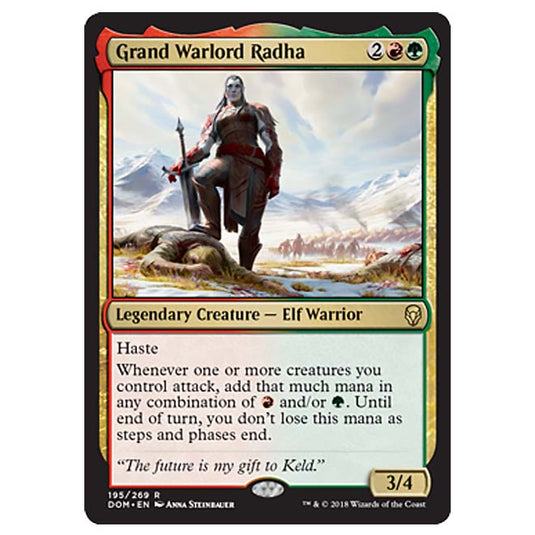 Magic The Gathering - Dominaria - Grand Warlord Radha - 195/269