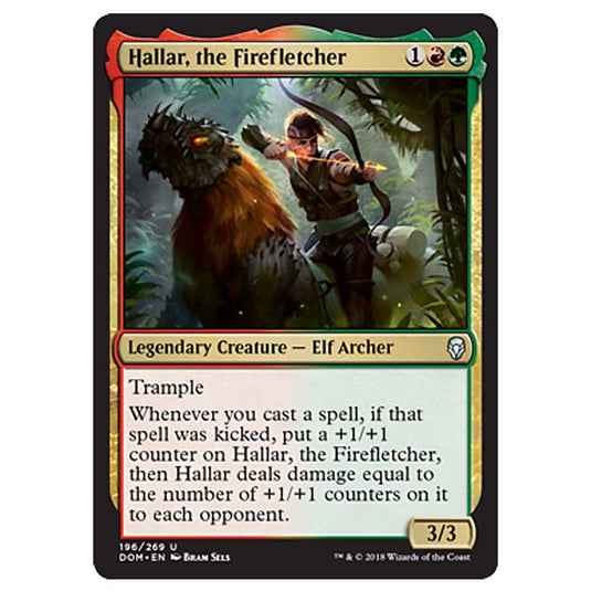 Magic The Gathering - Dominaria - Hallar, the Firefletcher - 196/269