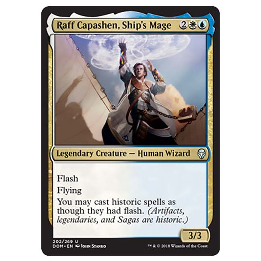 Magic The Gathering - Dominaria - Raff Capashen, Ship’s Mage - 202/269