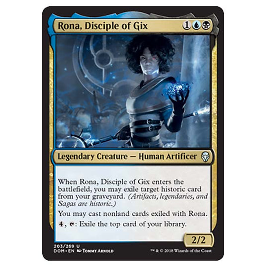 Magic The Gathering - Dominaria - Rona, Disciple of Gix - 203/269