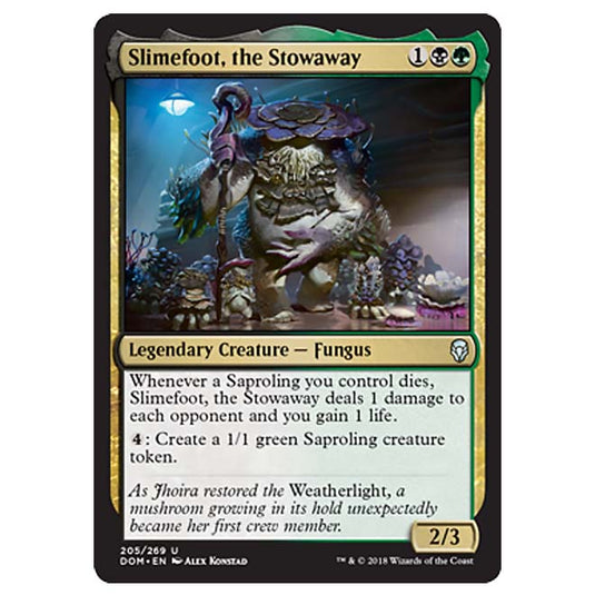 Magic The Gathering - Dominaria - Slimefoot, the Stowaway - 205/269