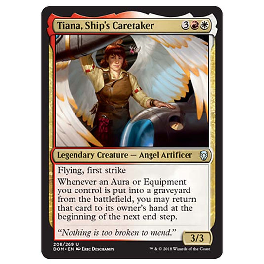 Magic The Gathering - Dominaria - Tiana, Ship’s Caretaker - 208/269