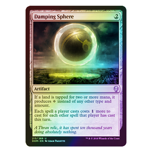 Magic The Gathering - Dominaria - Damping Sphere (Foil) - 213/269
