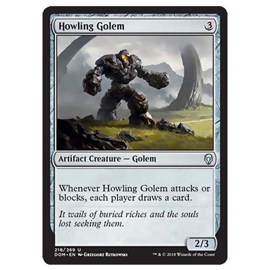 Magic The Gathering - Dominaria - Howling Golem – 218/269