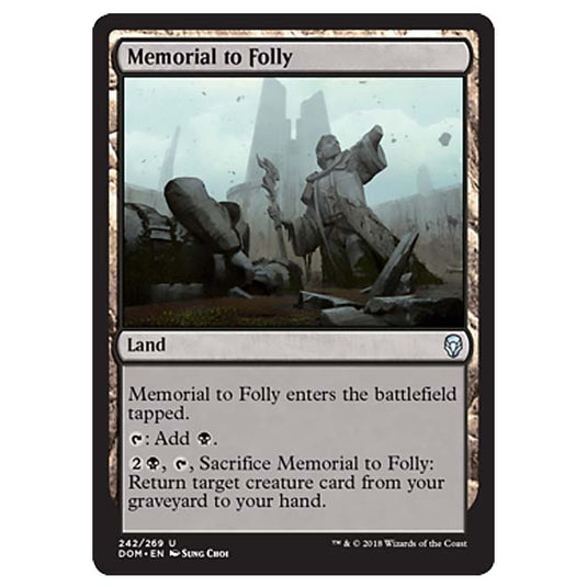 Magic The Gathering - Dominaria - Memorial to Folly - 242/269