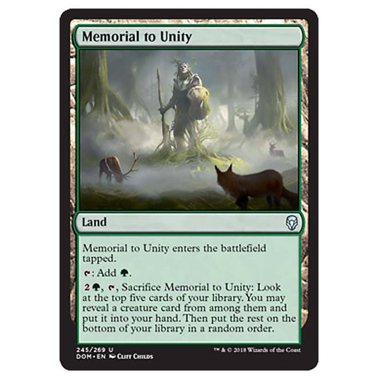 Magic The Gathering - Dominaria - Memorial to Unity - 245/269