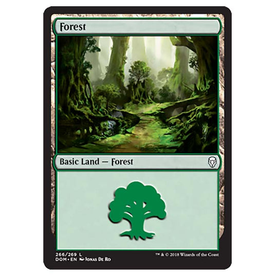 Magic The Gathering - Dominaria - Forest - 266/269