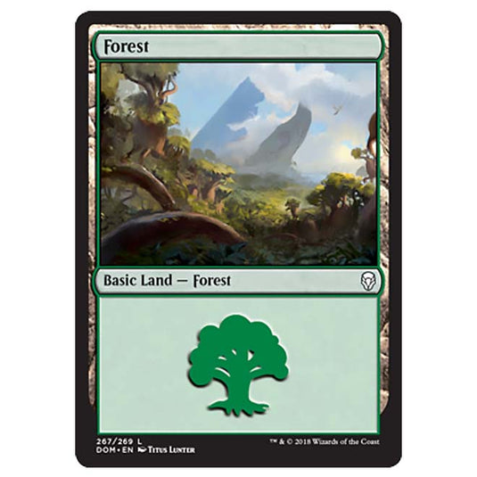Magic The Gathering - Dominaria - Forest - 267/269
