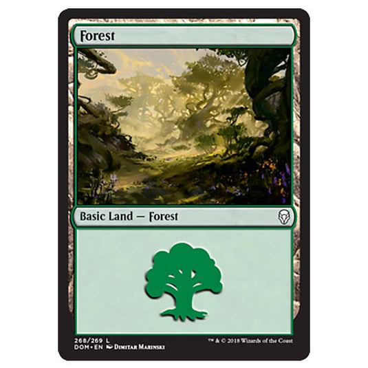 Magic The Gathering - Dominaria - Forest - 268/269