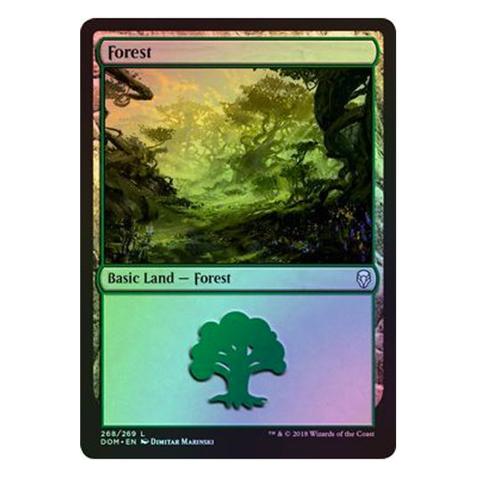 Magic The Gathering - Dominaria - Forest (Foil) - 268/269