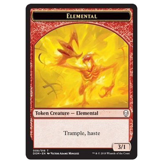 Magic The Gathering - Dominaria - Elemental Token - 8/16