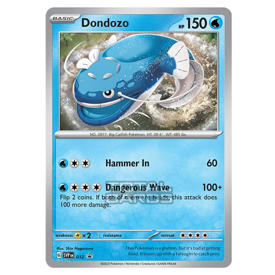 Pokemon - Scarlet & Violet - SVP - Black Star Promos - Dondozo - SVP01 Pokemon - Scarlet & Violet - SVP - Black Star Promos - Dondozo - SVP01