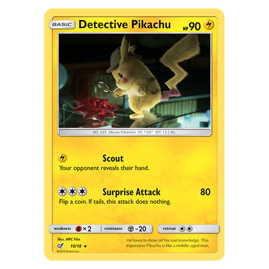 Pokemon - Detective Pikachu - Detective Pikachu - 10/18