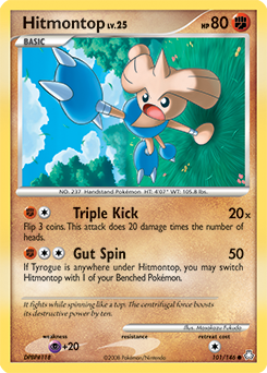 Pokemon - Diamond & Pearl - Legends Awakened - Hitmontop - 101/146