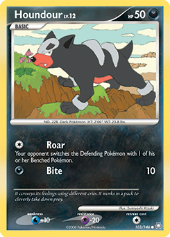 Pokemon - Diamond & Pearl - Legends Awakened - Houndour - 103/146