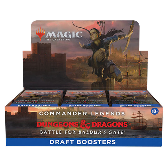 Magic the Gathering - Commander Legends - Battle For Baldur's Gate - Draft Booster Box (24 Packs)