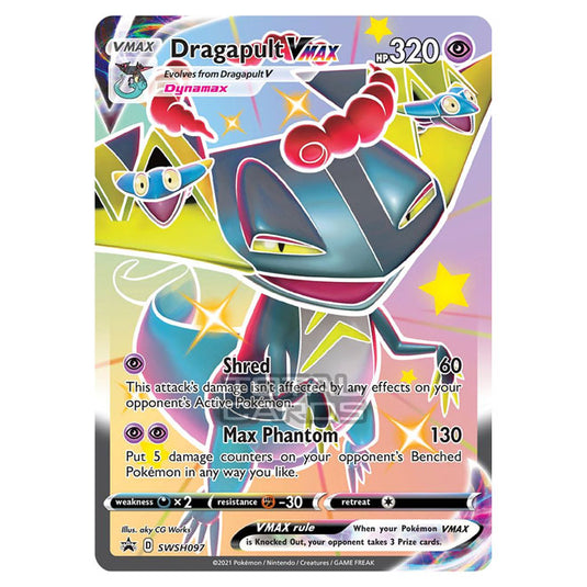 Pokemon - Sword & Shield - SWSH Black Star Promos - Dragapult VMAX - SWSH097