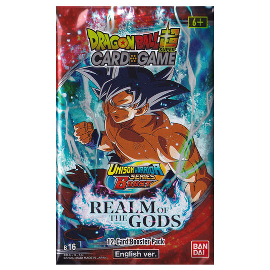 DragonBall Super Card Game - Unison Warrior Series Set 7 - Realm of the Gods - Booster Pack