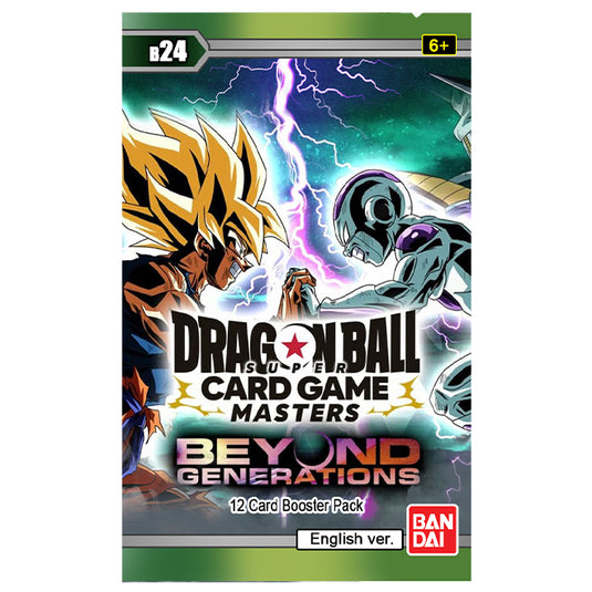 Dragon Ball Super Card Game - Masters Zenkai Series - B24 - Beyond Generations - Booster Pack