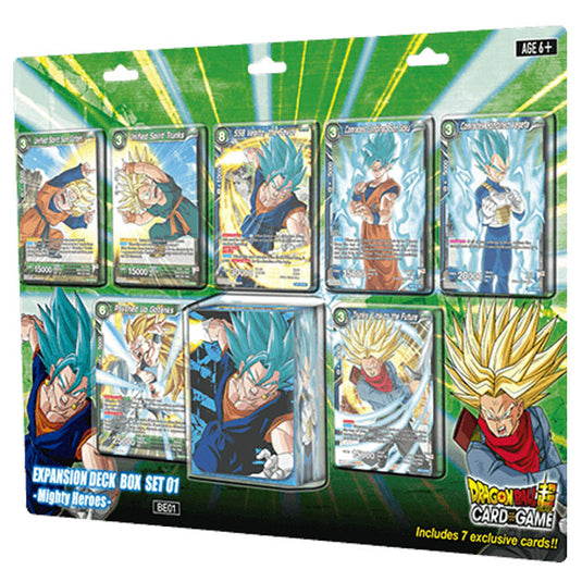 Dragon Ball Super Card Game - Expansion Deck Box Set 01 - Mighty Heroes