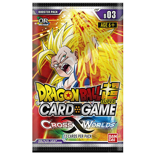 Dragon Ball Super Card Game - B03 Cross Worlds - Booster Pack