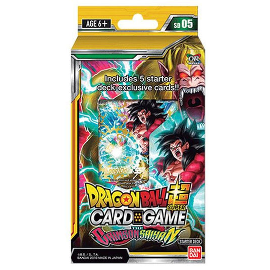 Dragon Ball Super Card Game - Starter Deck - The Crimson Saiyan