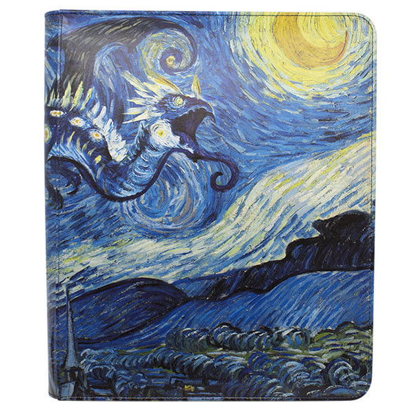 starry night card sleeves Dragon Shield - Card Codex Zipster Binder