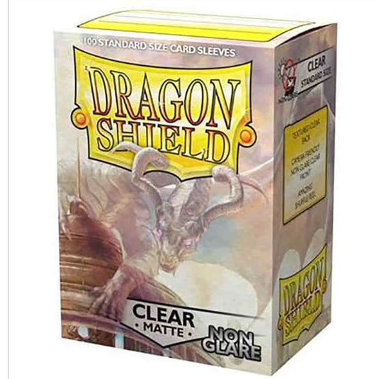 Dragon Shield - Matte Non-Glare Sleeves - Clear (100 Sleeves)