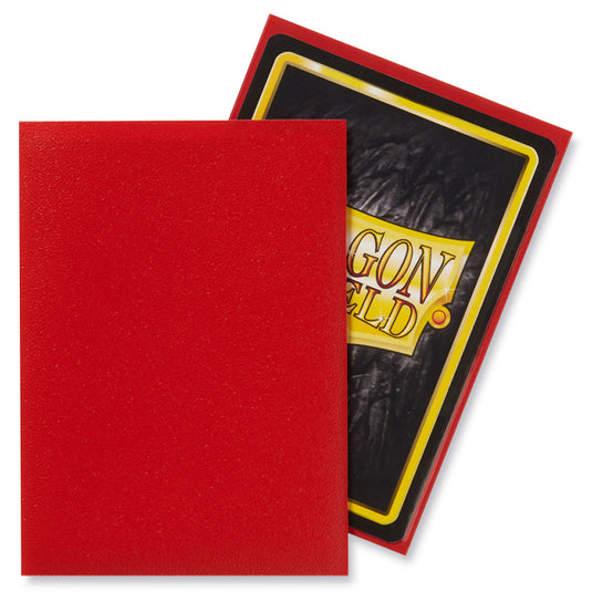 Dragon Shield - Standard Matte Sleeves - Crimson - (100 Sleeves)