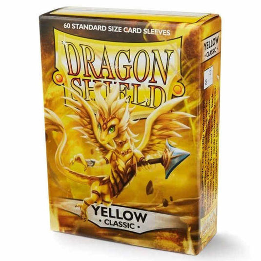 Dragon Shield - Standard Classic Sleeves - Yellow - (60 Sleeves)