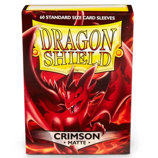 Dragon Shield - Standard Sleeves - Crimson Matte (60)
