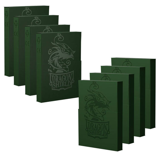 Dragon Shield - Cube Shell - Forest Green - 8 Count