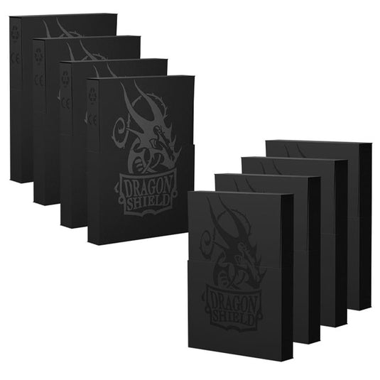 Dragon Shield - Cube Shell - Shadow Black - 8 Count