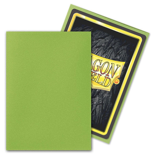 Dragon Shield - Standard Matte Sleeves - Lime - (100 Sleeves)