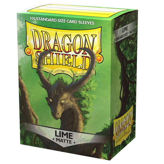 Dragon Shield - Standard Matte Sleeves - Lime - (100 Sleeves)