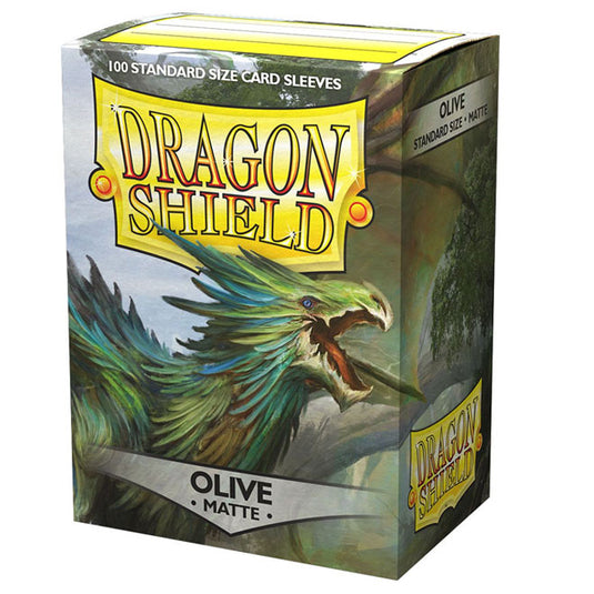 Dragon Shield - Standard Matte Sleeves - Olive - (100 Sleeves)