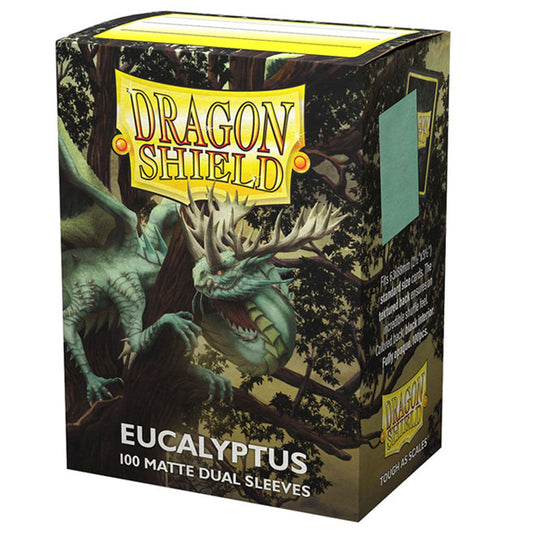 Dragon Shield - Standard Dual Matte Sleeves - Eucalyptus - (100 Sleeves)