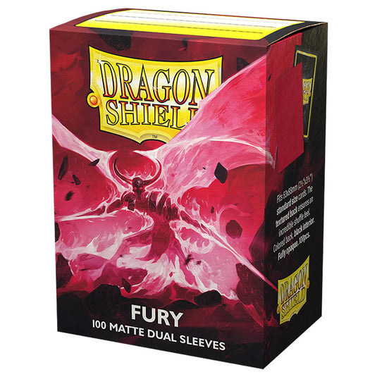 Dragon Shield - Standard Dual Matte Sleeves - Fury - (100 Sleeves)