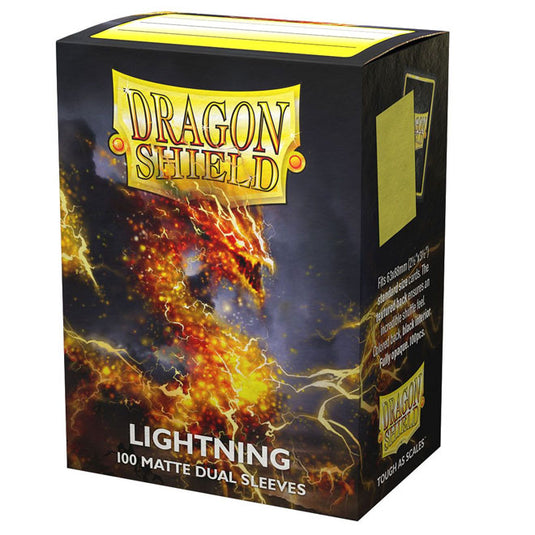 Dragon Shield - Standard Dual Matte Sleeves - Lightning - (100 Sleeves)