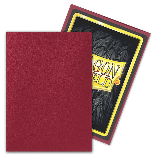 Dragon Shield - Standard Matte Sleeves - Blood Red - (100 Sleeves)