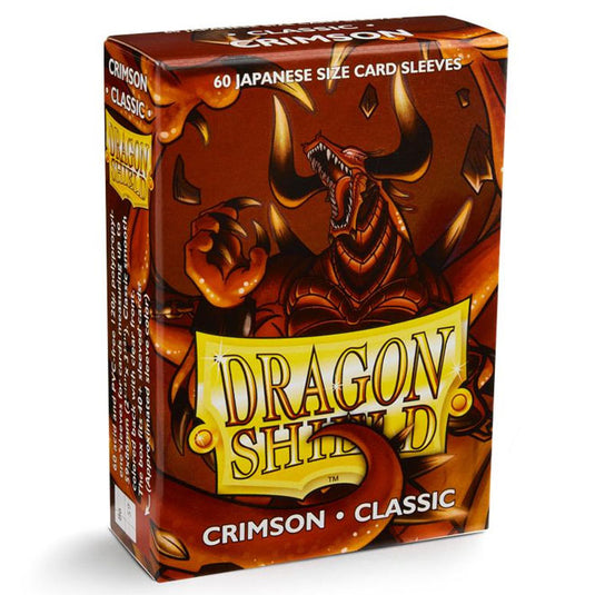 Dragon Shield - Japanese Classic Sleeves - Crimson (60 Sleeves)