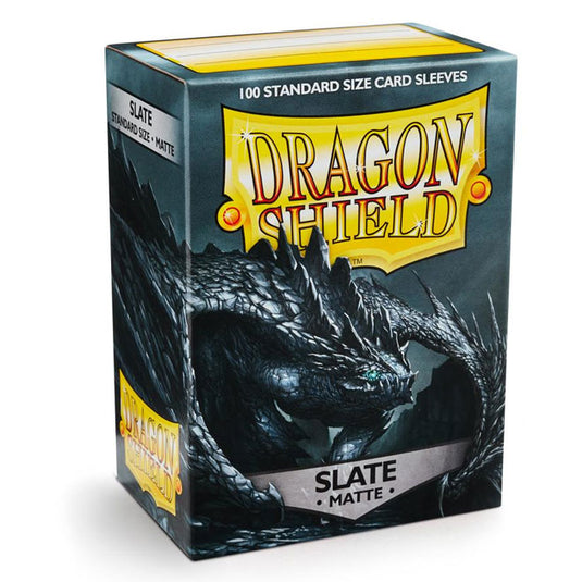 Dragon Shield - Standard Matte Sleeves - Slate - (100 Sleeves)