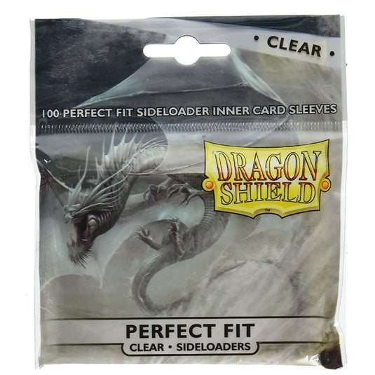 Dragon Shield - Standard Perfect Fit Sideloading Sleeves - Clear/Clear - (100 Sleeves)