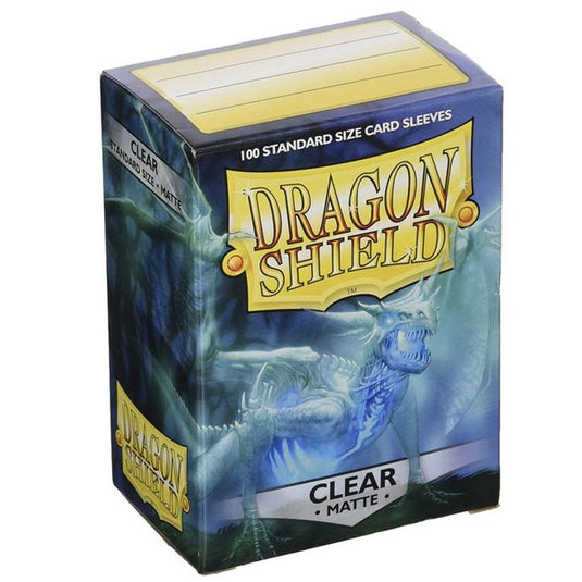 Dragon Shield - Standard Matte Sleeves - Clear - (100 Sleeves)